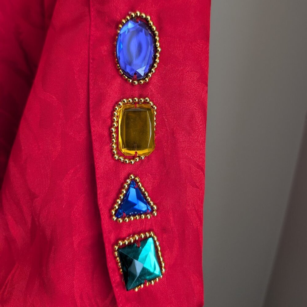 Vintage Simply Tops Bejewelled Maximalism 80s Blazer - Picture 11 of 16